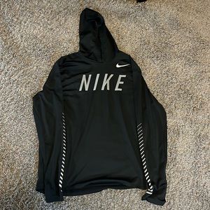 Black long sleeve Nike Running Hoodie